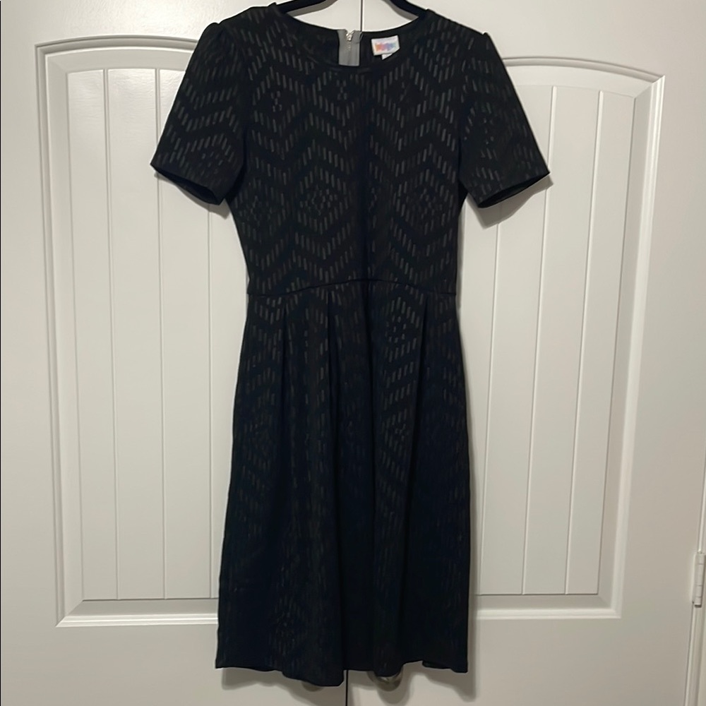 LulaRoe Elegant Black Patterned Dress